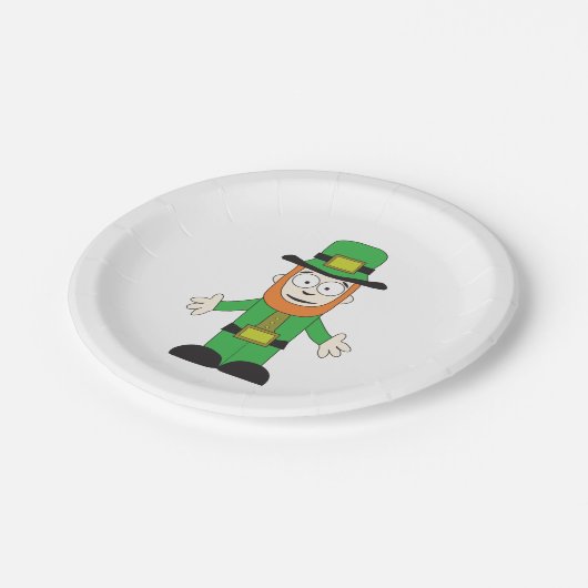 Leprechaun Papieren Bordje (Gekanteld)