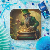 Leprechaun Papieren Bordje (Feest)