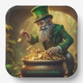 Leprechaun Papieren Bordje (Voorkant)