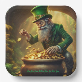 Leprechaun Papieren Bordje