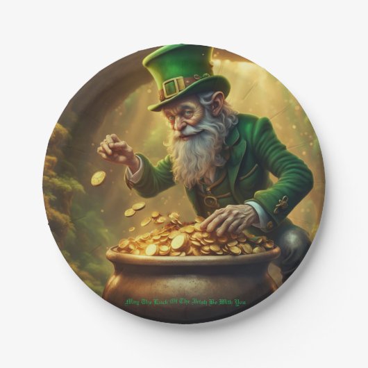 Leprechaun Papieren Bordje (Voorkant)