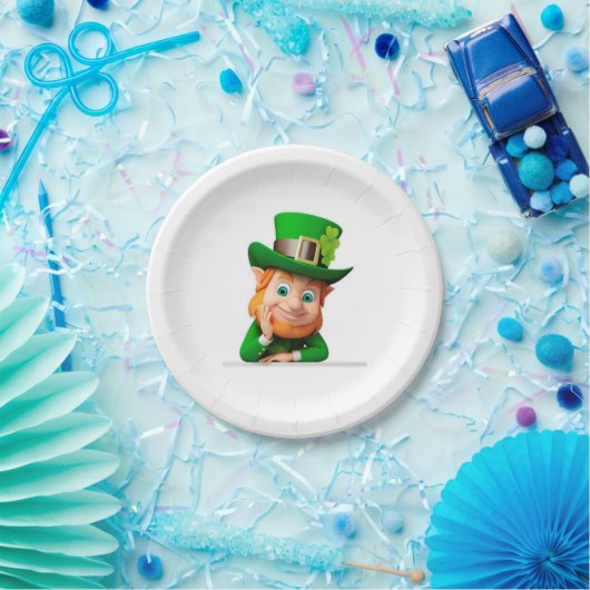 Leprechaun Papieren Bordje (Feest)