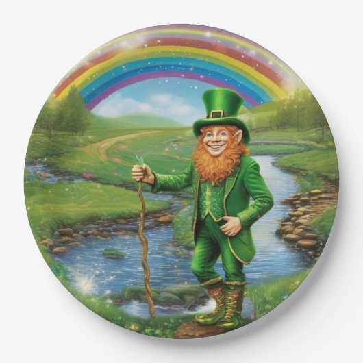 Leprechaun Papieren Bordje (Voorkant)