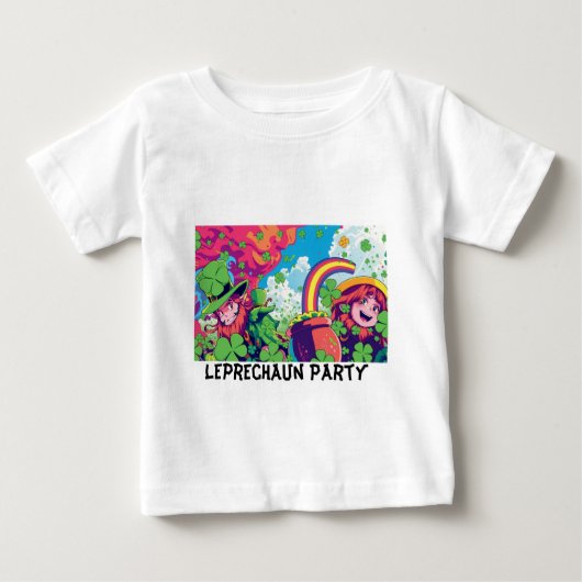 Leprechaun Party Cyber-Kind T-shirt (Voorkant)