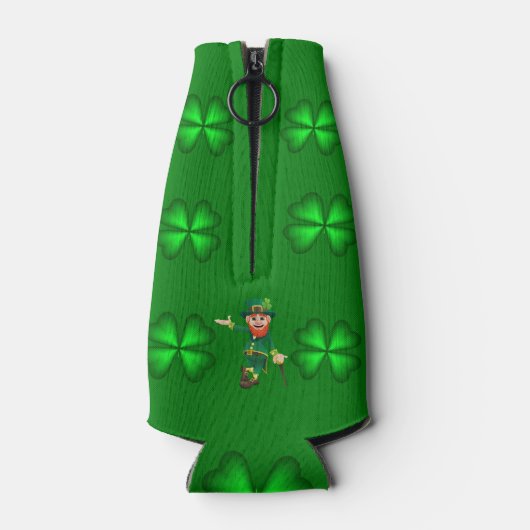 Leprechaun Party Flesjeskoeler (Achterkant)