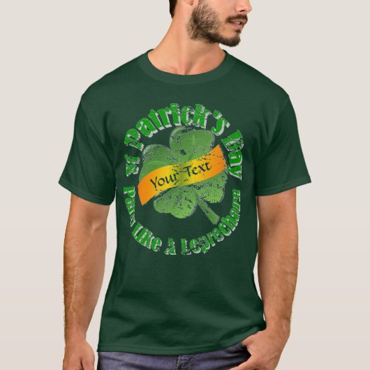 Leprechaun party St Patrick's day T-shirt (Voorkant)