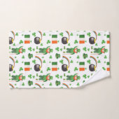 Leprechaun Pattern, Irish, Ireland, St. Paddy's Handdoek (Handdoek)