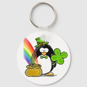 Leprechaun Penguin Sleutelhanger