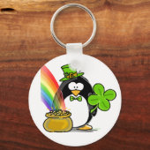 Leprechaun Penguin Sleutelhanger (Voorkant)