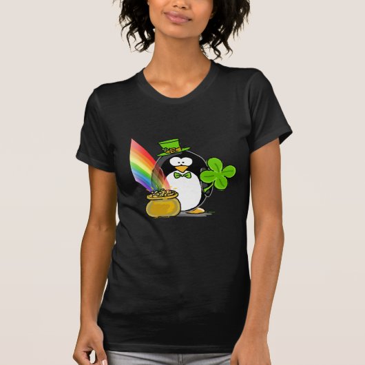 Leprechaun Penguin T-shirt (Voorkant)