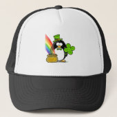 Leprechaun Penguin Trucker Pet (Voorkant)