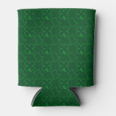 Leprechaun Pet en Clover Pattern Blikjeskoeler (Voorkant)