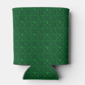 Leprechaun Pet en Clover Pattern Blikjeskoeler (Achterkant)