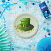 Leprechaun Pet en gouden munten Papieren Bordje (Feest)