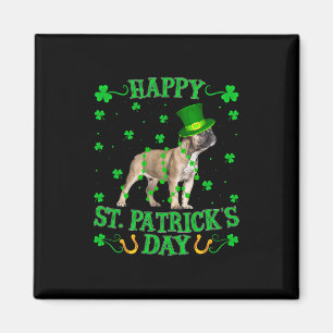 Leprechaun Pet Franse Bulldog St. Patrick's Day Magneet