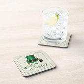 Leprechaun Pet Happy St. Paddy's ID636 Bier Onderzetter (Rechterzijde)