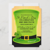 Leprechaun Pet St. Patricks Day Party Kaart (Voorkant)
