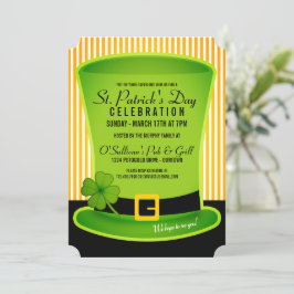 Leprechaun Pet St. Patricks Day Party Kaart