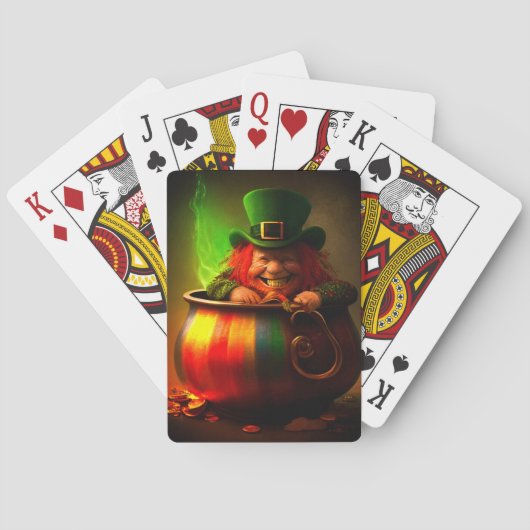 Leprechaun Pokerkaarten (Achterkant)
