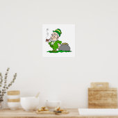 Leprechaun Poster (Keuken)
