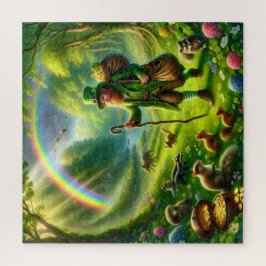 Leprechaun Pot met Goud Jacht St. Patrick's Dag Legpuzzel