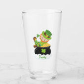 Leprechaun Pot of Gold Glas (Voorkant)