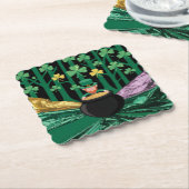 Leprechaun Pot of Gold Onderzetter Set (Gebogen)