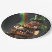 Leprechaun Pot Of Gold Paper Plates Papieren Bordje (Gekanteld)