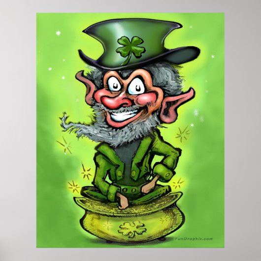 Leprechaun Pot of Gold Poster (Voorkant)