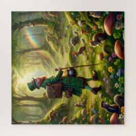 Leprechaun Pot van Goud Jacht Legpuzzel
