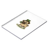 Leprechaun Pug St.Patrick's Day Notitieboek (Linkerzijde)