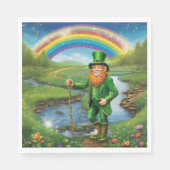 Leprechaun Rainbow Servet (Voorkant)