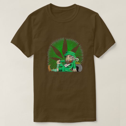 Leprechaun Roking St Patricks Day T-shirt (Design voorkant)