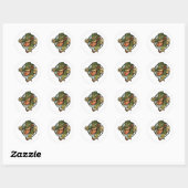 Leprechaun Ronde Sticker (Vel)