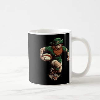 Leprechaun Rugby Funny Rugby Player St Patricks Da Koffiemok