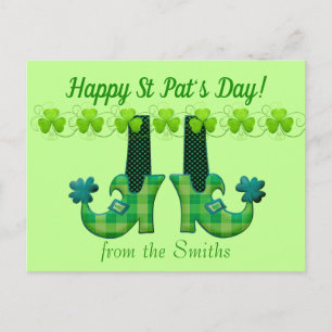 Leprechaun schetst St Patrick's Day Briefkaart