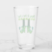 Leprechaun schetst St Patrick's Day Glas (Achterkant)