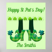 Leprechaun schetst St Patrick's Day Poster (Voorkant)