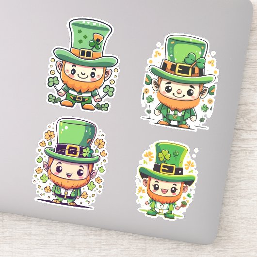 Leprechaun set sticker! sticker (Detail)