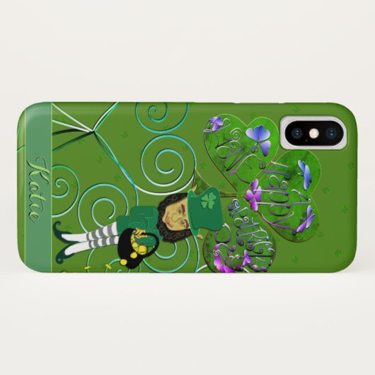 Leprechaun Shamrock Case-Mate iPhone Case (Achterkant (horizontaal))