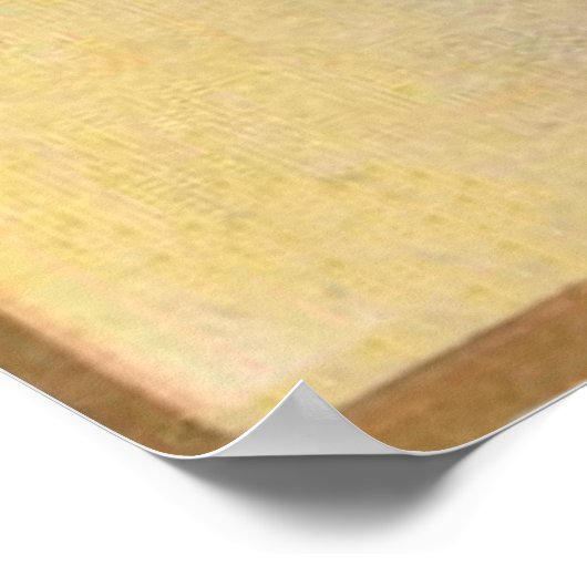 Leprechaun Shamrock Clay Pipe Harp van Erin Poster (Hoek)