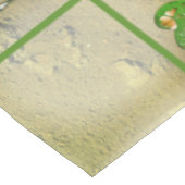 Leprechaun Shamrock "Happy St. Patrick's Tafelkleed (Gekanteld)