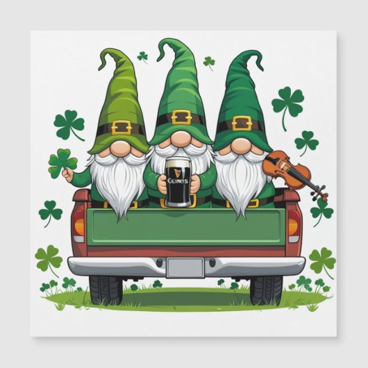 Leprechaun Shamrock Ierse muziek  (Voorkant)