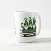 Leprechaun Shamrock Ierse muziek Koffiemok (Voorkant rechts)