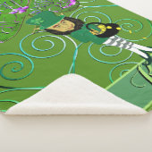 Leprechaun Shamrock Sherpa Deken (3/4)