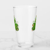 Leprechaun Shamrock St. Patrick's Day Glass Glas (Rechts)