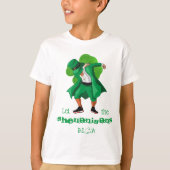Leprechaun Shenanigans St Patrick's Day Shamrock T-shirt (Voorkant)