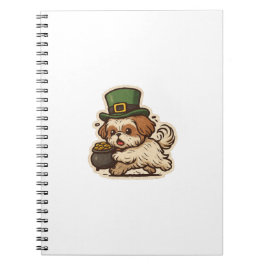 Leprechaun Shih Tzu St.Patrick's Day Notitieboek