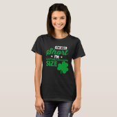 Leprechaun Short Person St Patricks Day  Drinking  T-shirt (Voorkant volledig)