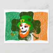 Leprechaun Skull Briefkaart (Voorkant)